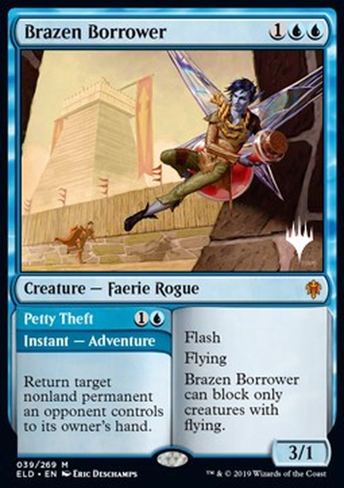 Magic: The Gathering Brazen Borrower // Petty Theft (V.2)