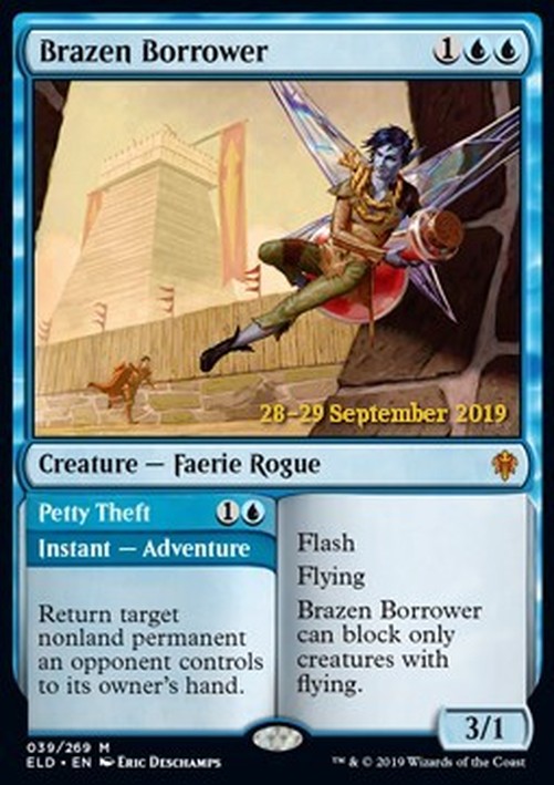 Magic: The Gathering Brazen Borrower // Petty Theft (V.1)