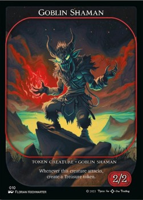 Magic: The Gathering Goblin Shaman Token (Red 2/2)