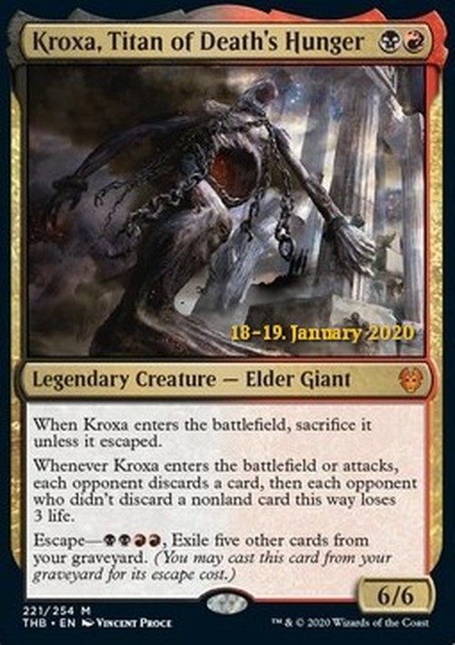Magic: The Gathering Kroxa, Titan of Death's Hunger (V.2)
