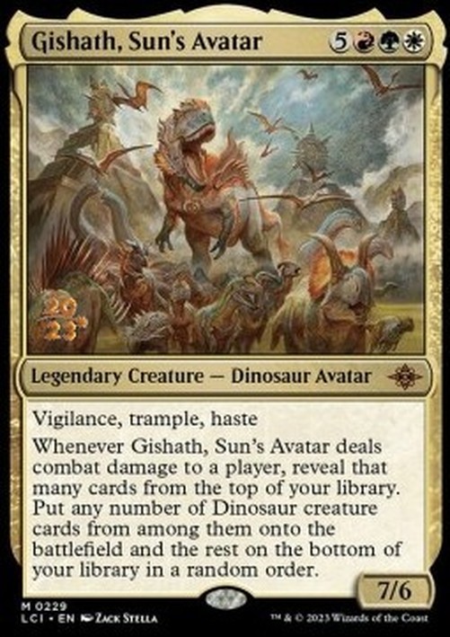 Magic: The Gathering Gishath, Sun's Avatar (V.1)