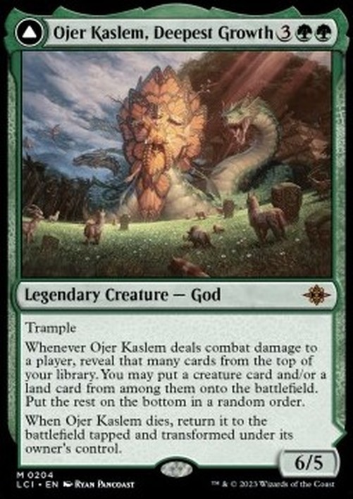 Magic: The Gathering Ojer Kaslem, Deepest Growth // Temple of Cultivation
