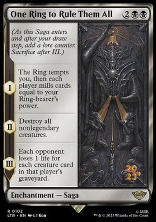 Magic: The Gathering One Ring to Rule Them All