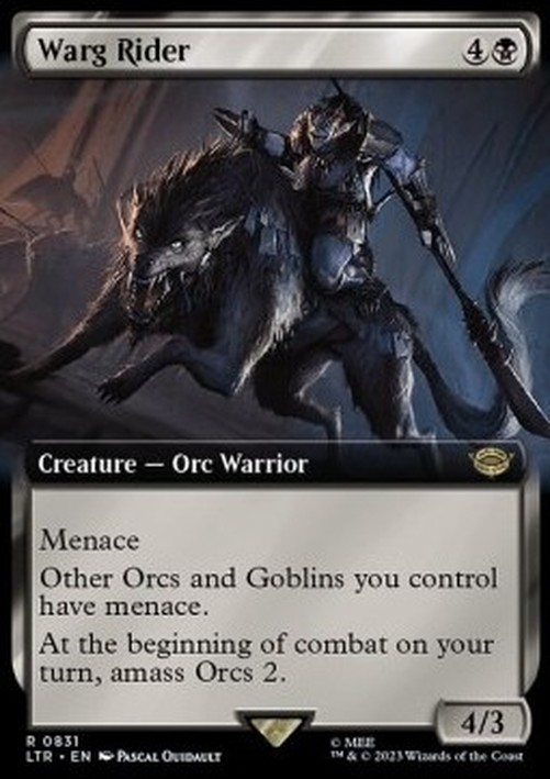 Magic: The Gathering Warg Rider (V.2)