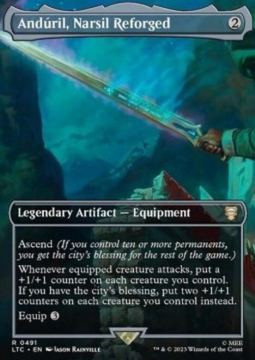 Magic: The Gathering Andúril, Narsil Reforged (V.1)