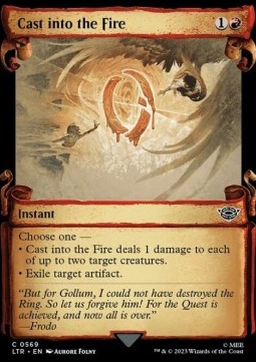 Magic: The Gathering Cast into the Fire (V.1)