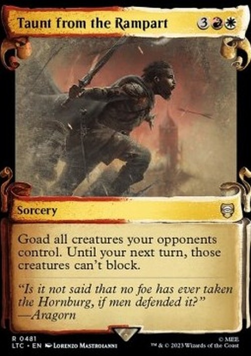 Magic: The Gathering Taunt from the Rampart (V.1)