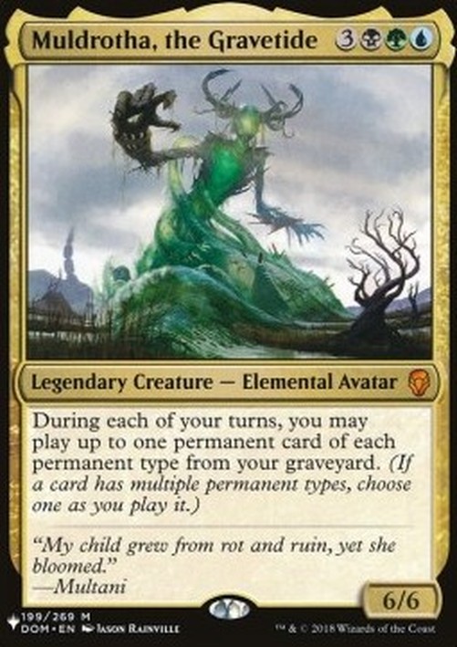 Magic: The Gathering Muldrotha, the Gravetide