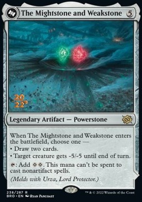Magic: The Gathering The Mightstone and Weakstone // Urza, Planeswalker