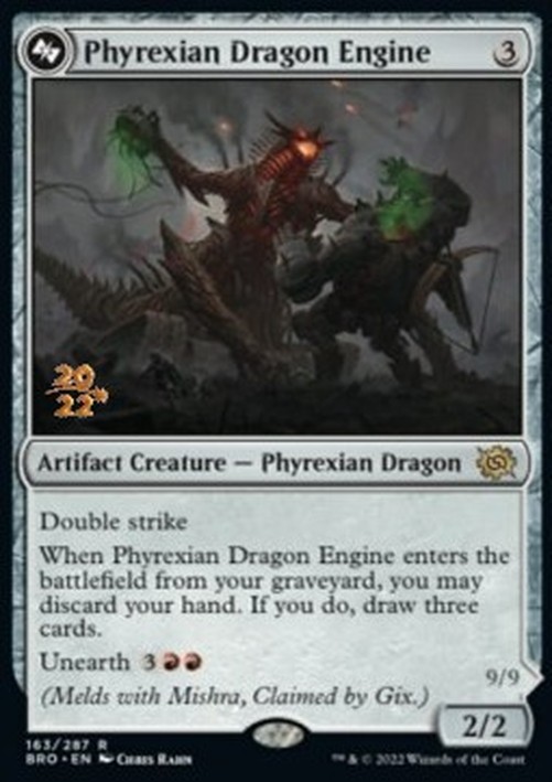 Magic: The Gathering Phyrexian Dragon Engine // Mishra, Lost to Phyrexia