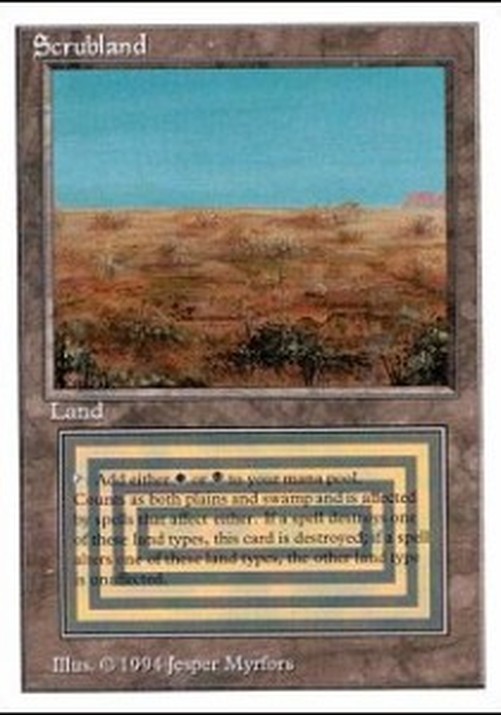 Magic: The Gathering Scrubland