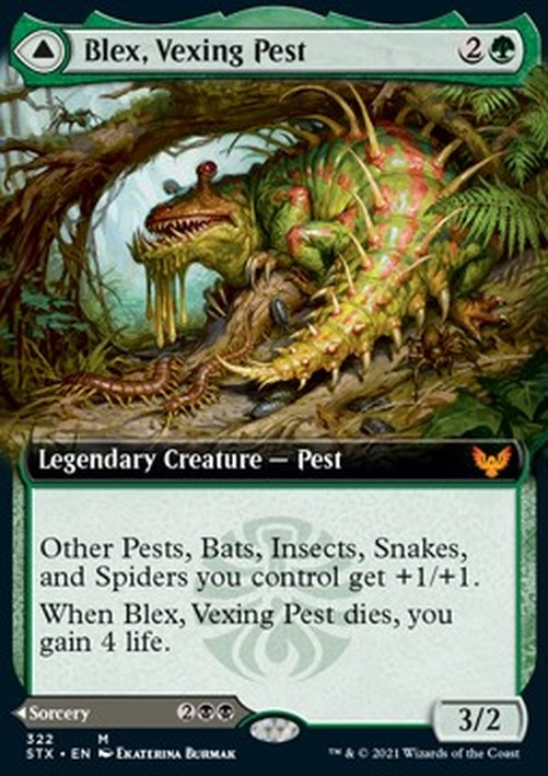 Magic: The Gathering Blex, Vexing Pest // Search for Blex