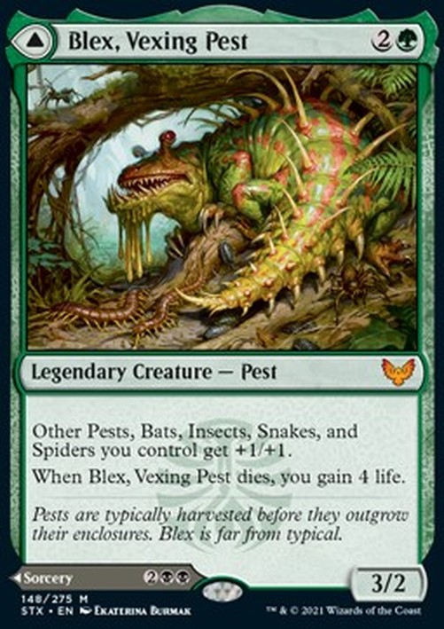 Magic: The Gathering Blex, Vexing Pest // Search for Blex