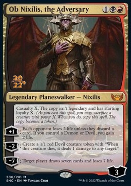 Magic: The Gathering Ob Nixilis, the Adversary (V.1)