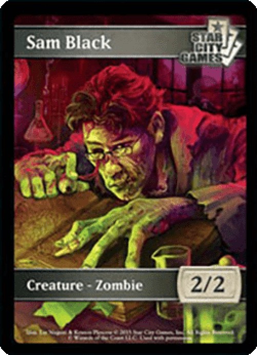 Magic: The Gathering Zombie Token (Black 2/2)