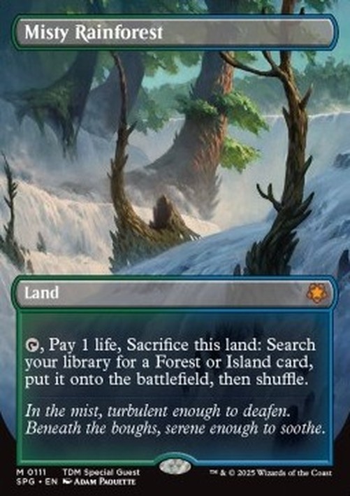 Magic: The Gathering Misty Rainforest (V.1)
