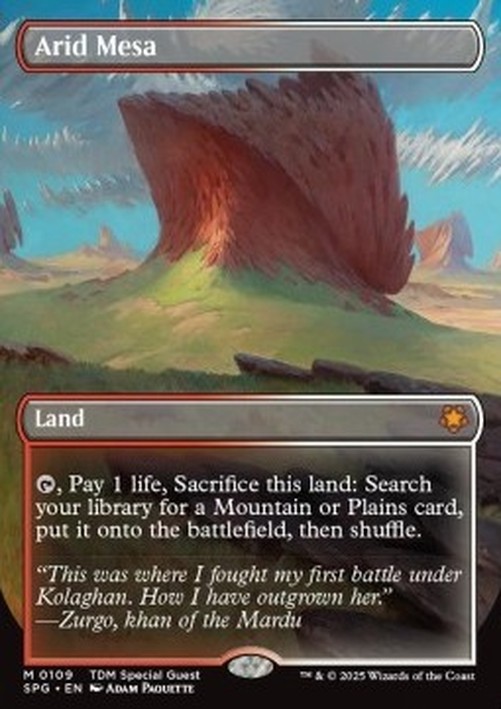 Magic: The Gathering Arid Mesa (V.1)