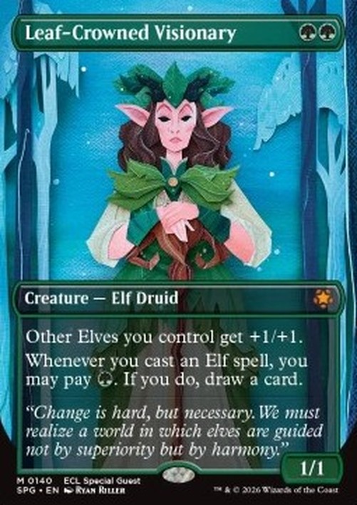 Magic: The Gathering Leaf-Crowned Visionary