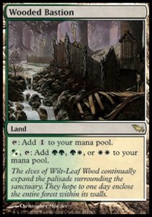 Magic: The Gathering Wooded Bastion