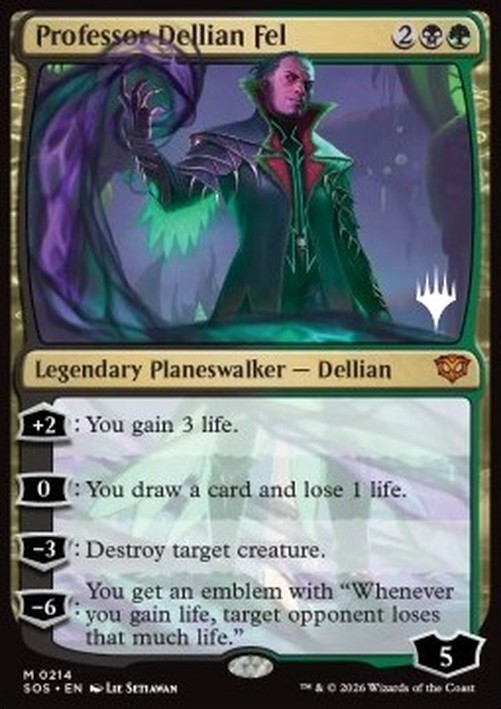 Magic: The Gathering Professor Dellian Fel