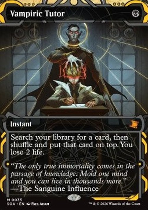 Magic: The Gathering Vampiric Tutor (V.1)