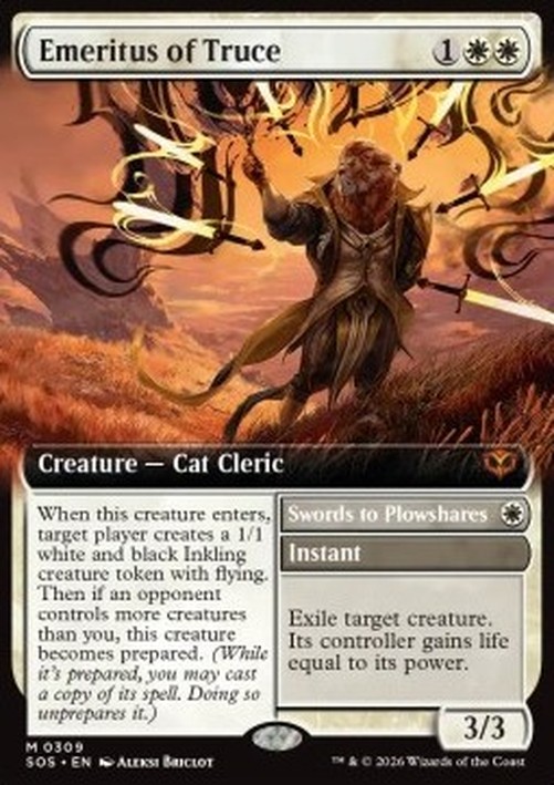 Magic: The Gathering Emeritus of Truce // Swords to Plowshares