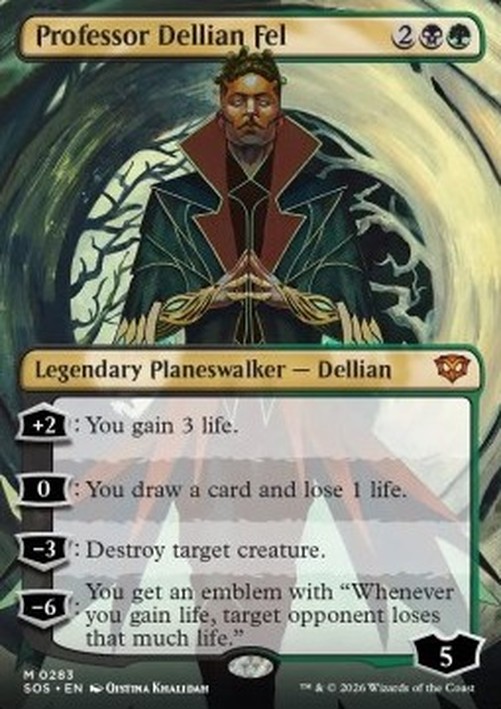 Magic: The Gathering Professor Dellian Fel