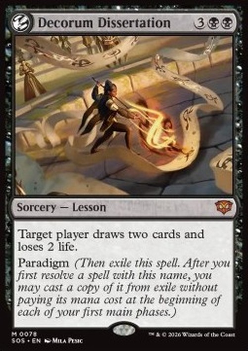 Magic: The Gathering Decorum Dissertation