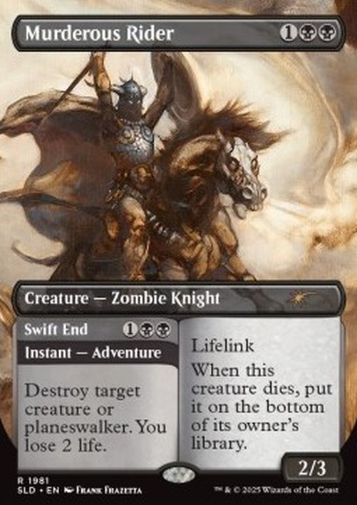 Magic: The Gathering Murderous Rider // Swift End