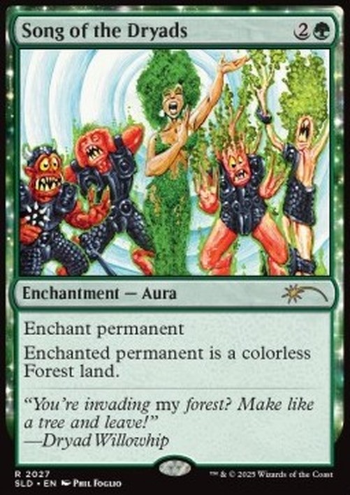 Magic: The Gathering Song of the Dryads