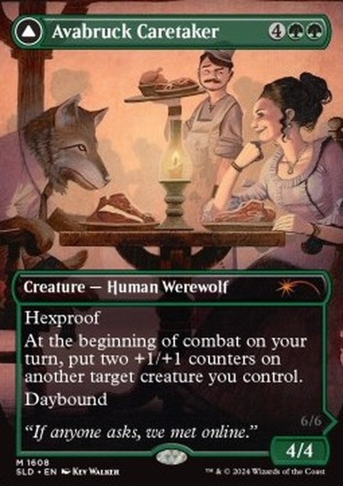 Magic: The Gathering Avabruck Caretaker // Hollowhenge Huntmaster