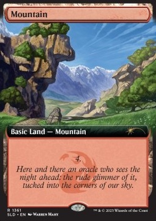 Magic: The Gathering Mountain (V.4)