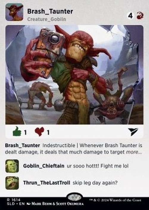 Magic: The Gathering Brash Taunter