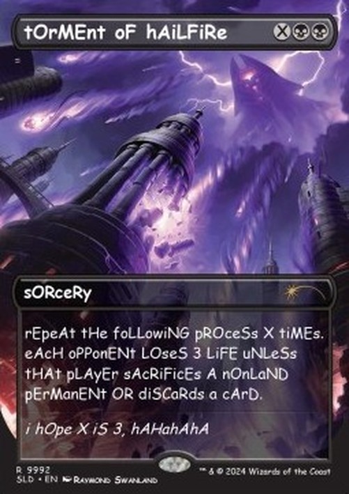 Magic: The Gathering Torment of Hailfire