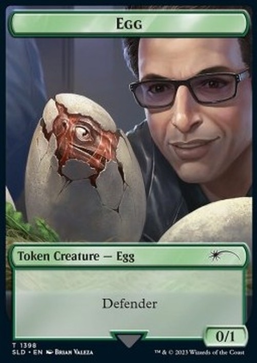 Magic: The Gathering Egg Token (Green 0/1)