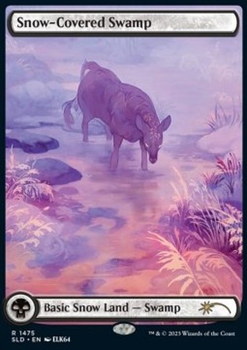 Magic: The Gathering Snow-Covered Swamp