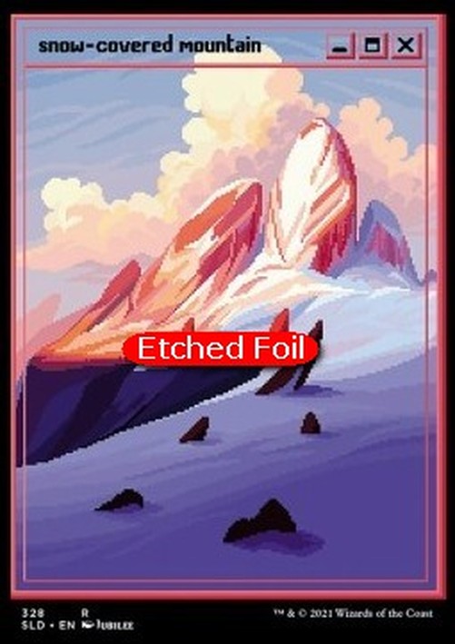 Magic: The Gathering Snow-Covered Mountain (V.2)