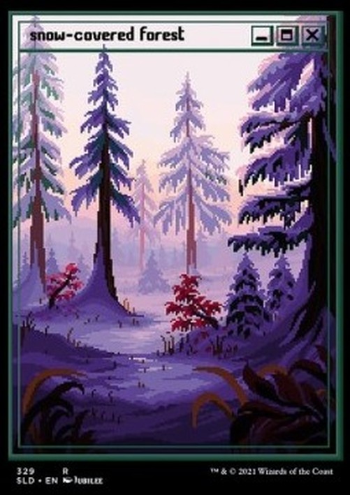 Magic: The Gathering Snow-Covered Forest (V.1)