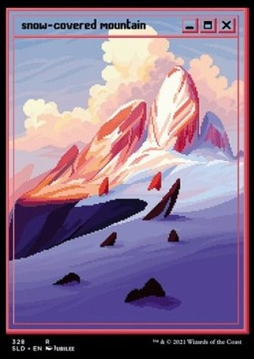 Magic: The Gathering Snow-Covered Mountain (V.1)