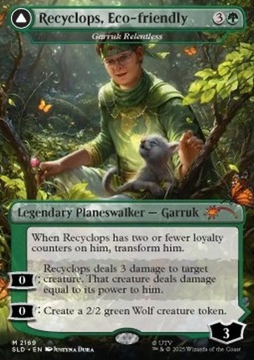 Magic: The Gathering Garruk Relentless / Garruk, the Veil-Cursed
