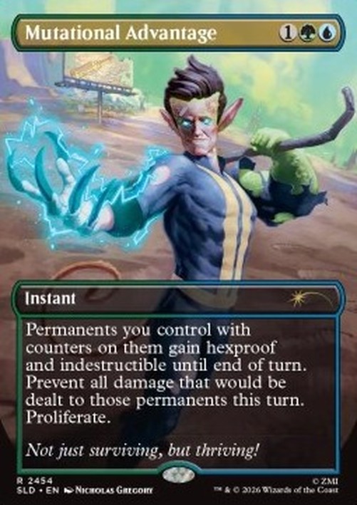 Magic: The Gathering Mutational Advantage