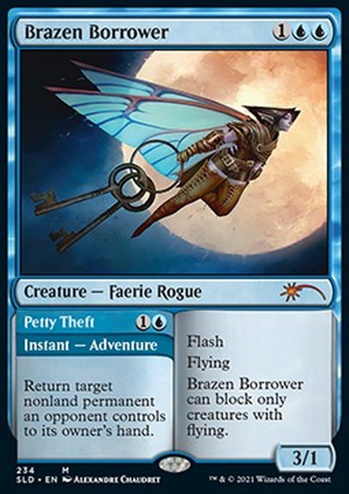 Magic: The Gathering Brazen Borrower // Petty Theft