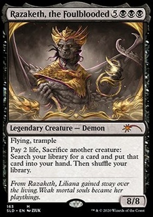 Magic: The Gathering Razaketh, the Foulblooded (V.1)