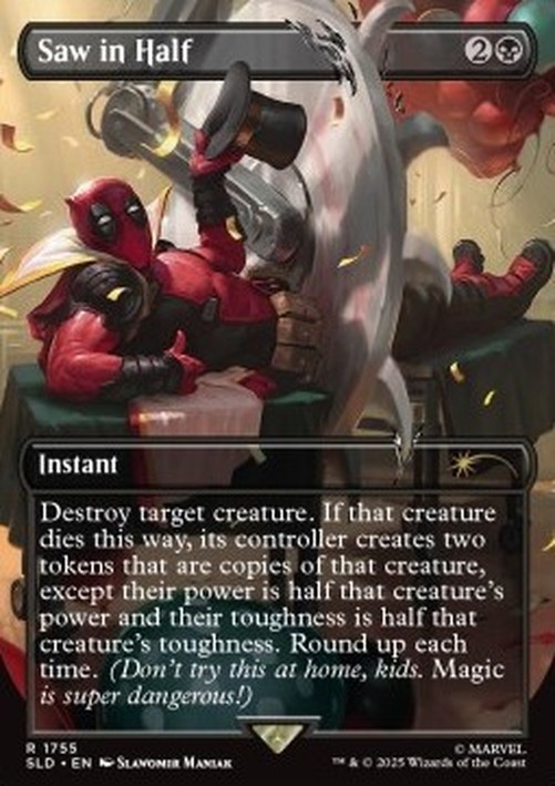 Magic: The Gathering Saw in Half