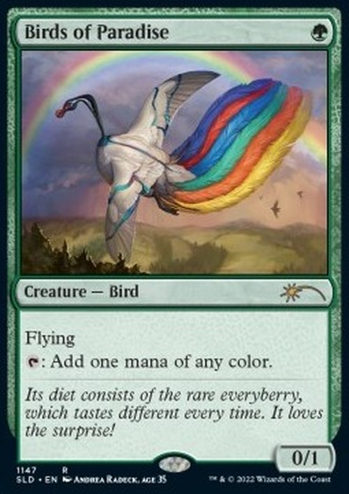Magic: The Gathering Birds of Paradise (V.1)