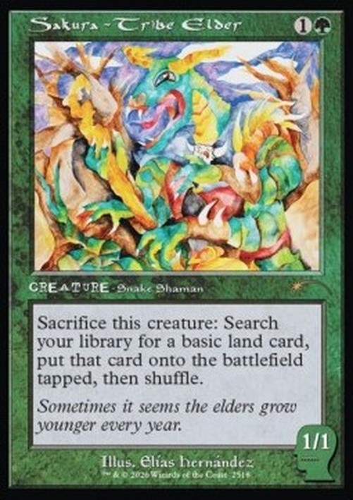Magic: The Gathering Sakura-Tribe Elder