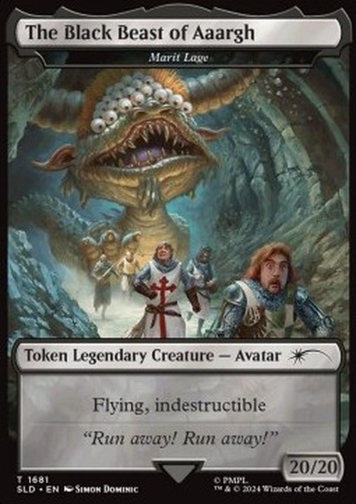 Magic: The Gathering Marit Lage Token (Black 20/20)
