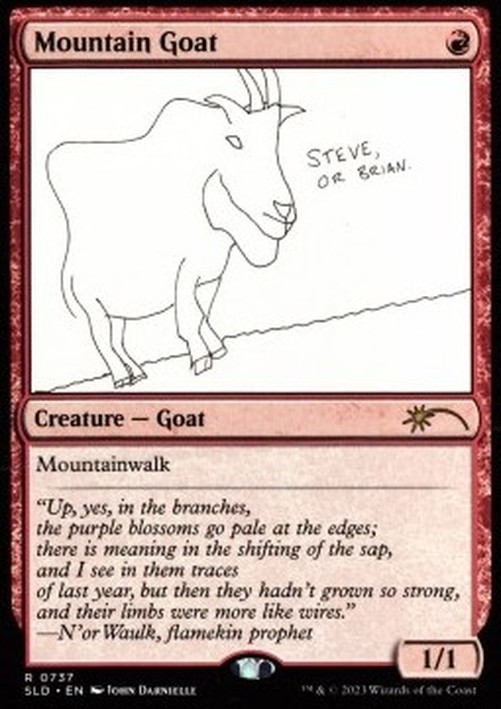 Magic: The Gathering Mountain Goat