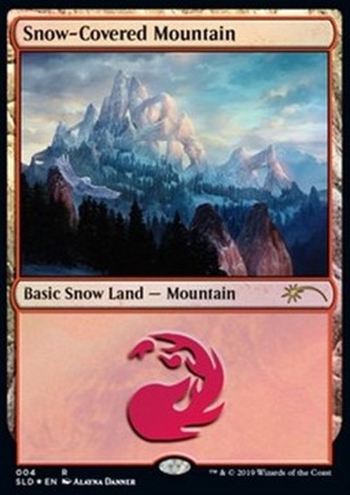 Magic: The Gathering Snow-Covered Mountain