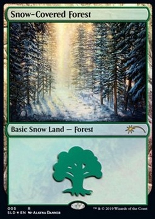Magic: The Gathering Snow-Covered Forest